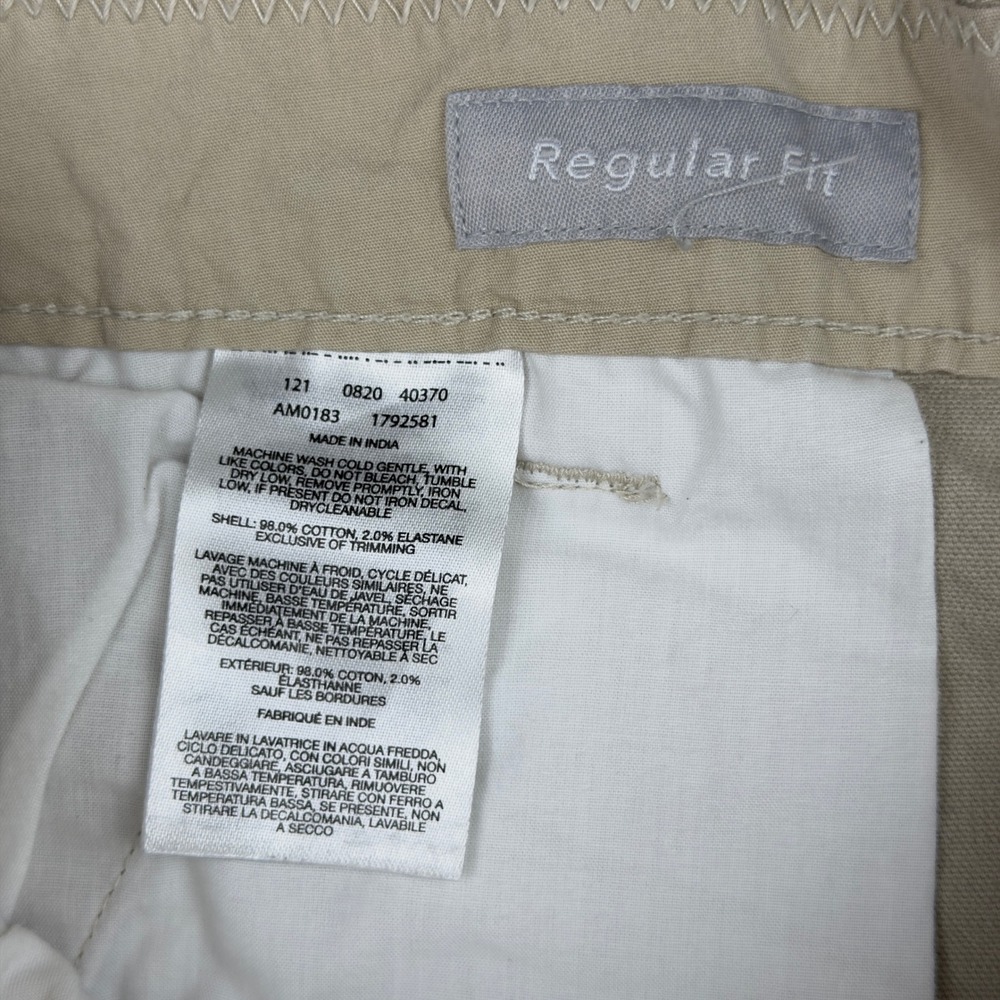 Columbia Mens 42x30 Regular Fit Chino Utility Pants Tan Khaki AM0183 Stretch - Picture 9 of 10